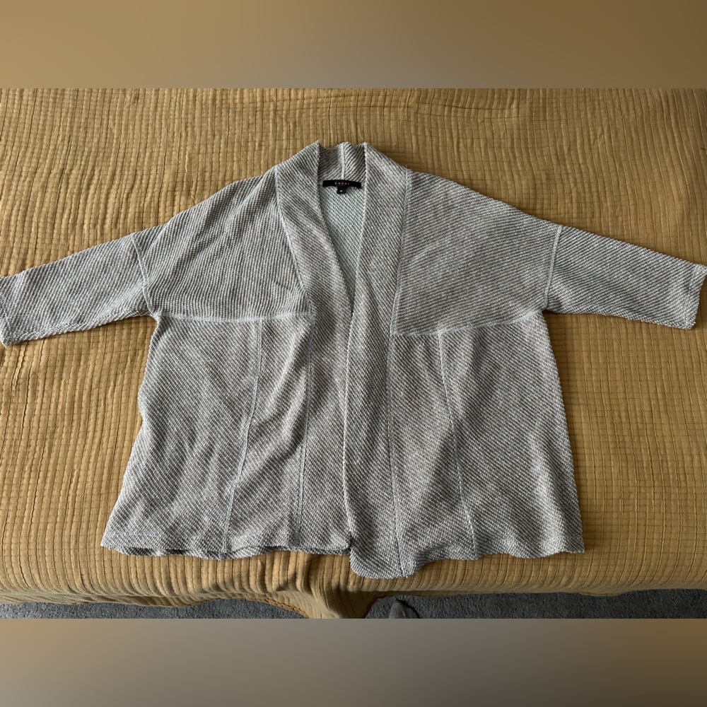 Fever Beige Textured Cardigan